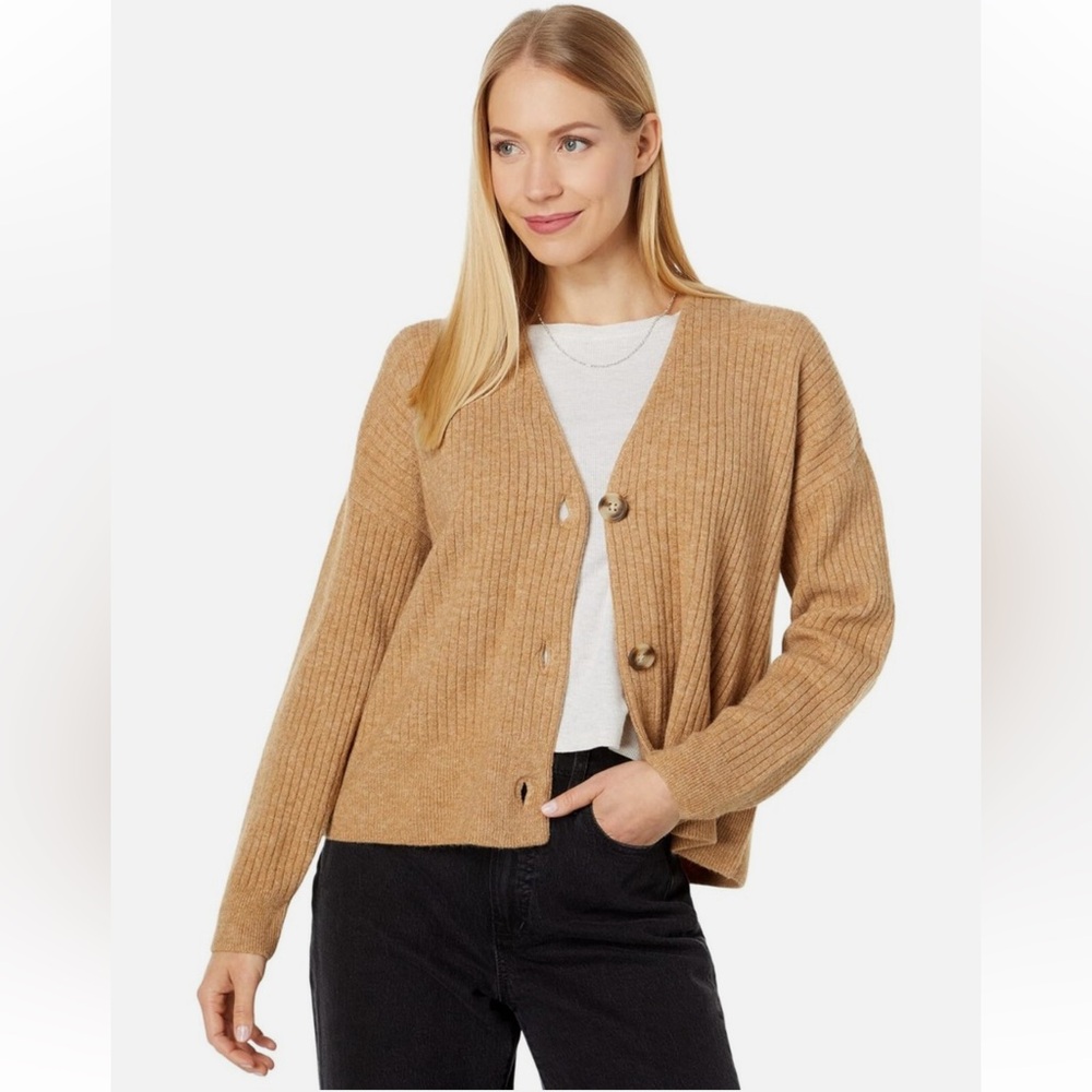Madewell Cameron Ribbed Cardigan Sweater